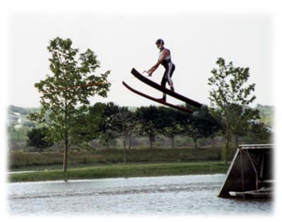 Hantse jumping 100+ feet.